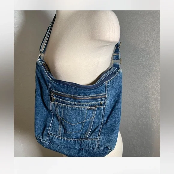 Denim Shoulder Bag - Picture 2 of 5